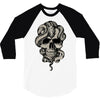 skull snake 3/4 Sleeve Shirt