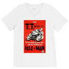 vintage tt race poster, ideal gift or birthday present V-Neck Tee