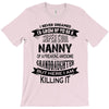 Super Cool Nanny Of A Freaking Awesome Granddaughter T-Shirt