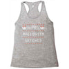 happy halloween witches Racerback Tank