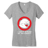 i ain't afraid of no ghost Women's V-Neck T-Shirt