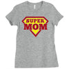 super mom Ladies Fitted T-Shirt