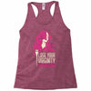 hair stylist virginity Racerback Tank