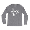 music heart rock baseball jersey Long Sleeve Shirts