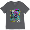 pop biker V-Neck Tee