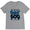 i may not be be perfect but my dog loves me V-Neck Tee