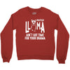 nurse lama Crewneck Sweatshirt