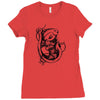 fish boat sea fishing Ladies Fitted T-Shirt