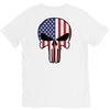 skull u.s.a. back V-Neck Tee