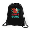 super dude Drawstring Bags