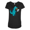 everyone loves marshmallow Maternity Scoop Neck T-shirt