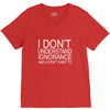dont understand ignorance V-Neck Tee