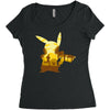 pokemon game pikachu Women's Triblend Scoop T-shirt