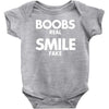 boobs real smile fake Baby Bodysuit
