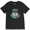 crazy penguin lady V-Neck Tee