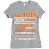 Geminis Difficult Ones To Understand Zodiac Ladies Fitted T-Shirt