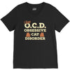 i have o.c.d obsessive cat disorder V-Neck Tee