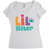 Lil Sister Women's Triblend Scoop T-shirt