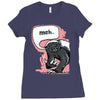 meh says honey badger Ladies Fitted T-Shirt
