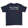 am i drunk Youth Tee