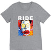 ride going blank again rock music band V-Neck Tee