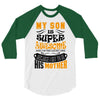 My Son Is Super Awesome His Mother 3/4 Sleeve Shirt