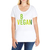 be vegan Ladies Curvy T-Shirt