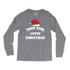 this girl loves christmas Long Sleeve Shirts