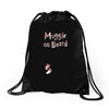 Muggle On Board Floral Drawstring Bags