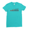 evolution of espionage Ladies Fitted T-Shirt