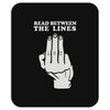 read between the lines Mousepad