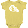 rabbit silhouette Baby Onesie