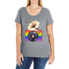 Ceremony of Love with Rainbow Colors Ladies Curvy T-Shirt