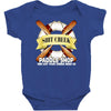 funny  creek paddle shop, ideal gift, birthday present Baby Bodysuit