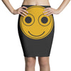 funny smiley face Pencil Skirts