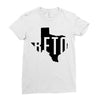 Beto Texas Map Ladies Fitted T-Shirt