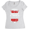sorry girls this guy is taken by super sexy nurse Women's Triblend Scoop T-shirt