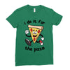 i do it for the pizza Ladies Fitted T-Shirt