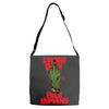 zombie day Adjustable Strap Totes