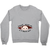 March Peeking Out Asian Baby Boy Crewneck Sweatshirt