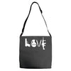 love  funny weapons retro war urban art guns knife cool peace Adjustable Strap Totes