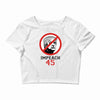 Impeach 45 Stop Trump Crop Top