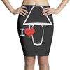 i love lamp (2) best trending Pencil Skirts