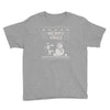 christmas funny dog &amp; snowman Youth Tee