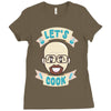 let's cook Ladies Fitted T-Shirt