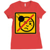not the face Ladies Fitted T-Shirt