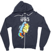i need my space Zipper Hoodie