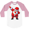Santa Dabbing 3/4 Sleeve Shirt