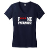 new david guetta f me i'm famous Women's V-Neck T-Shirt
