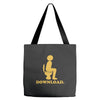 downloading poop Tote Bags